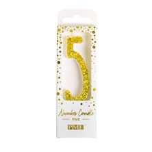 Picture of CANDLE GOLD NUMBER 5